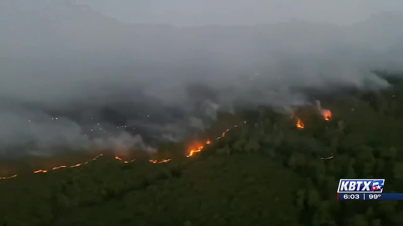 A stretch of hot and dry weather is creating more fuel for wildfires to spread which is why...