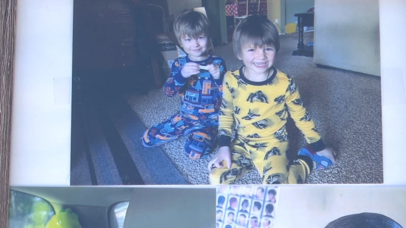 Twins Benjamin and Sebastian Pufall, both 7, died after falling into a icy pond behind their...