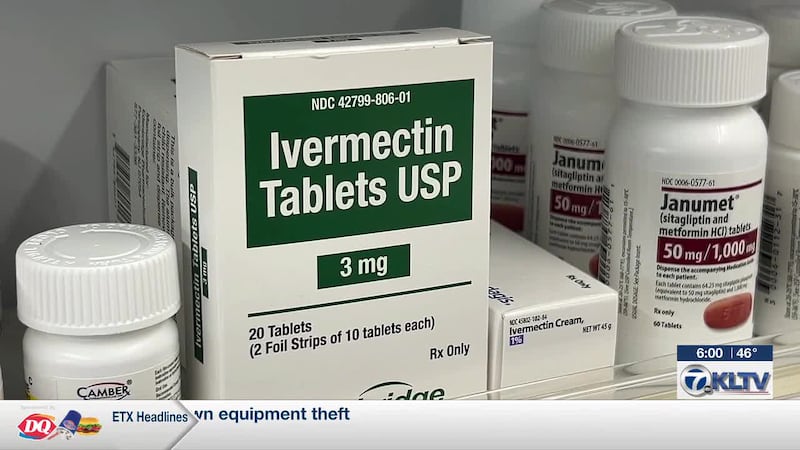 Ivermectin will be available without prescription in Texas starting Thursday