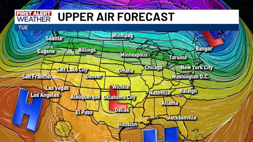 First Alert Upper Air Forecast Tuesday (December 16th)