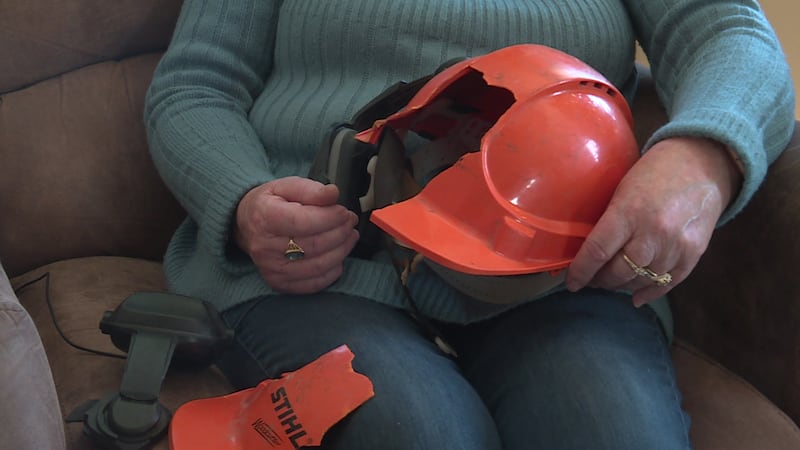 A 39-year-old man who was hit in the head by a falling tree while chopping wood is expected to...