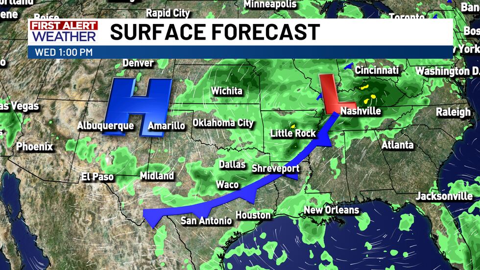 Wednesday Cold Front