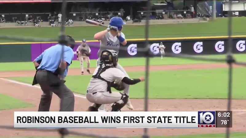 The Robinson Rockets defeated Brock 3-1 to clinch first Texas state title in school history.