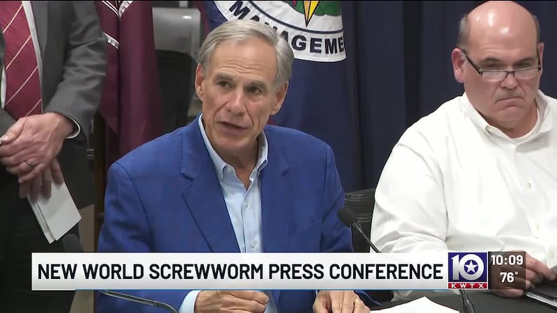 Texas Gov. Abbott discusses plan to mitigate New World Screwworm