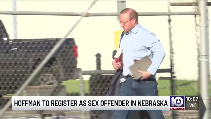 Adam Hoffman will have to register as a sex offender in Nebraska