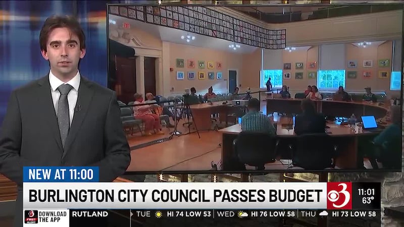 Burlington’s City Council approved the city’s budget for the next fiscal year Monday night on...