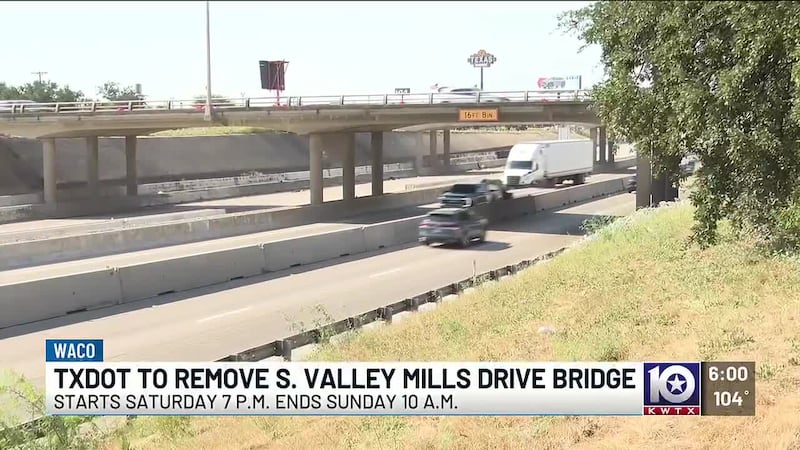 TRAFFIC ALERT: Overnight I-35 mainlane closures planned in Waco this weekend