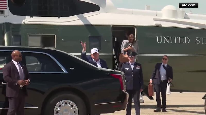 Trump’s Marine One again struggled to communicate with air traffic control before takeoff...