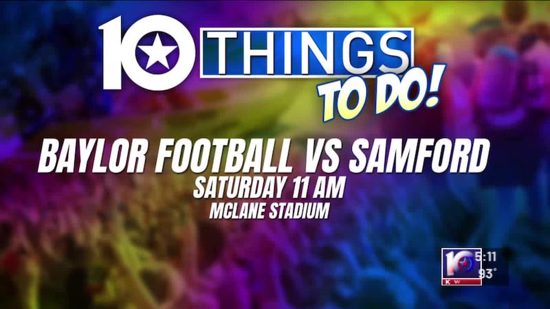 10 Things to do in Central Texas: Sept 13-14